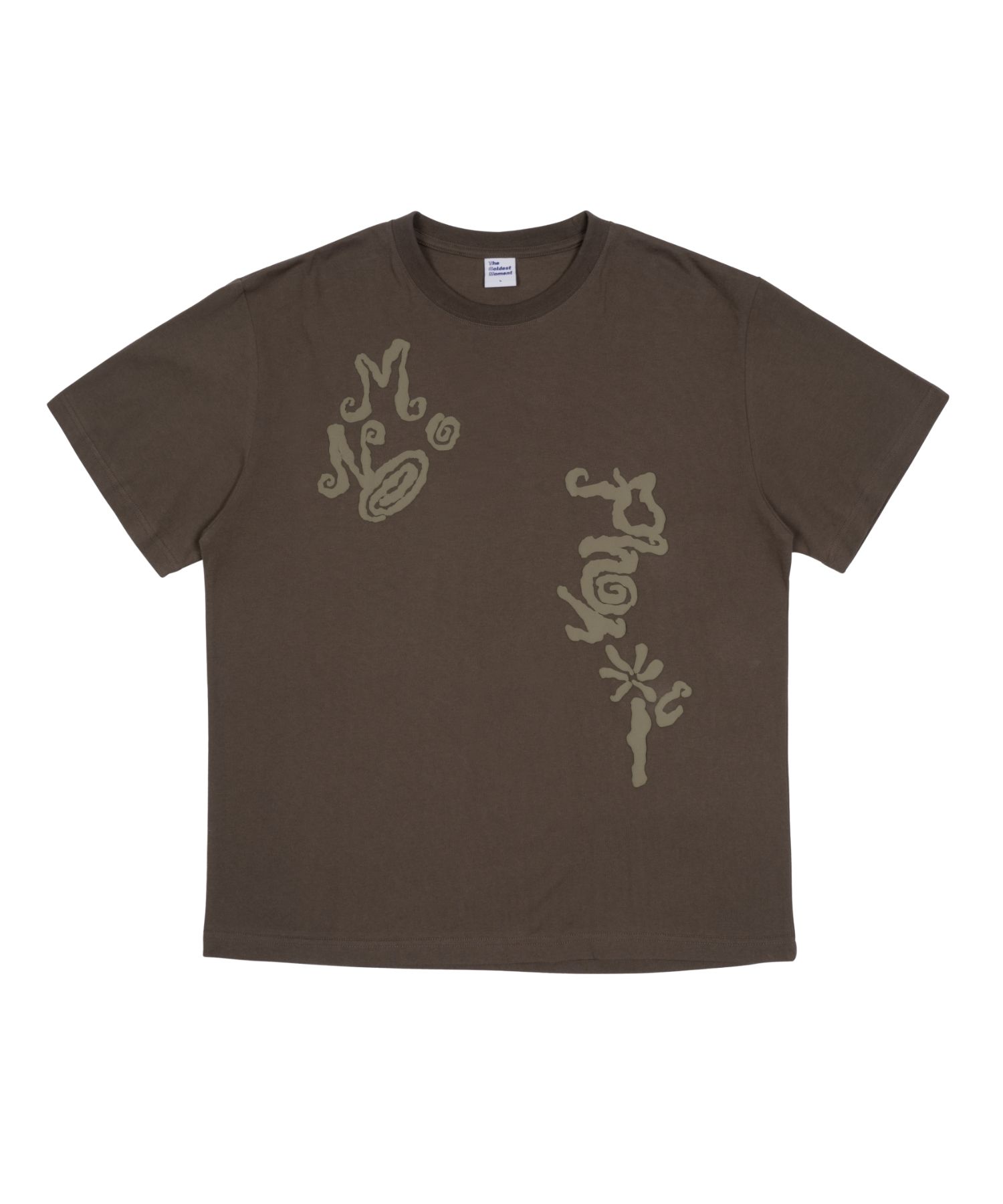 ◆25SS THE COLDEST MOMENT TCM monophonic T/2色◆ MUSINSA | THE COLDEST MOMENT TCM monophonic T (brown)
