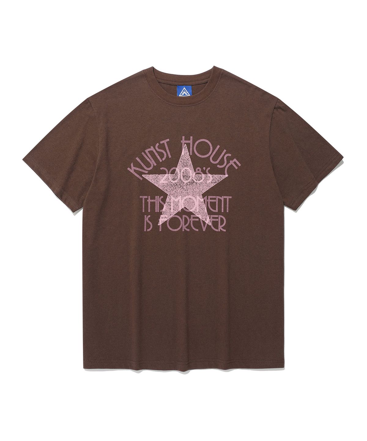 이스트쿤스트(ISTKUNST) KUNST HOUSE BASIC TEE_BROWN(IK2FMMT515A)