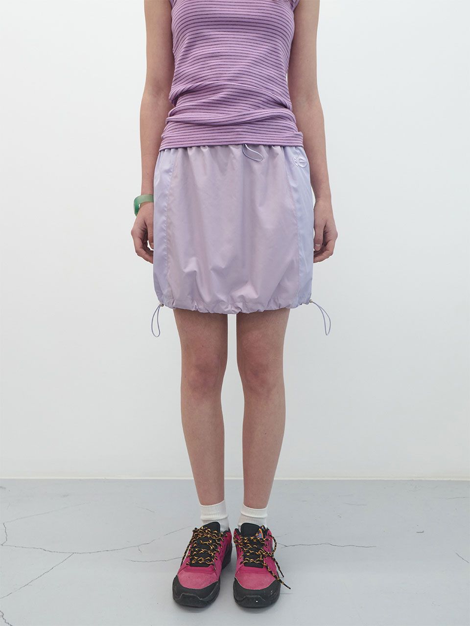 【ENZO BLUES】sporty mini skirt ミニスカート MUSINSA公式 | ENZO BLUES Sporty Mini Skirt (Grey)