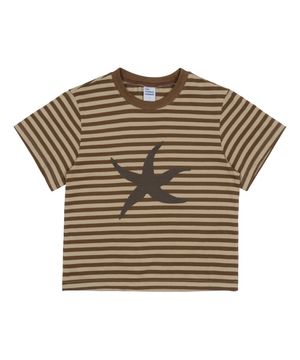 TCM starfish stripe T (brown)
