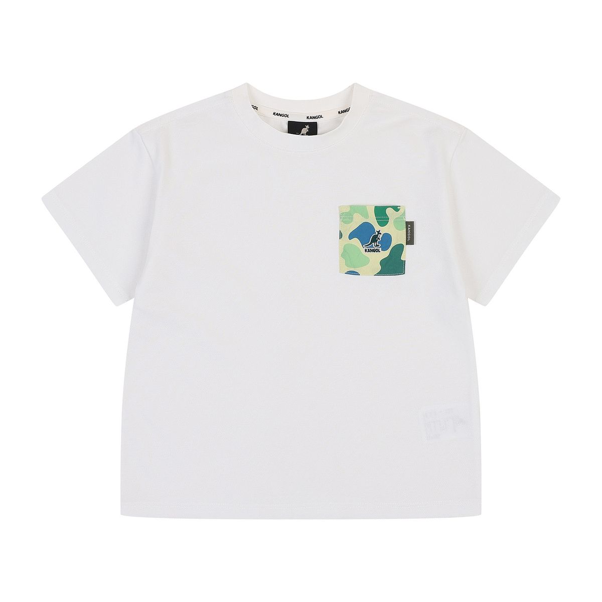 캉골키즈(KANGOL KIDS) 포켓 포인트 쿨맥스 피케 티셔츠 RB 0206 아이보리