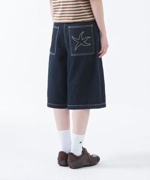 TCM starfish denim half pants (blue)