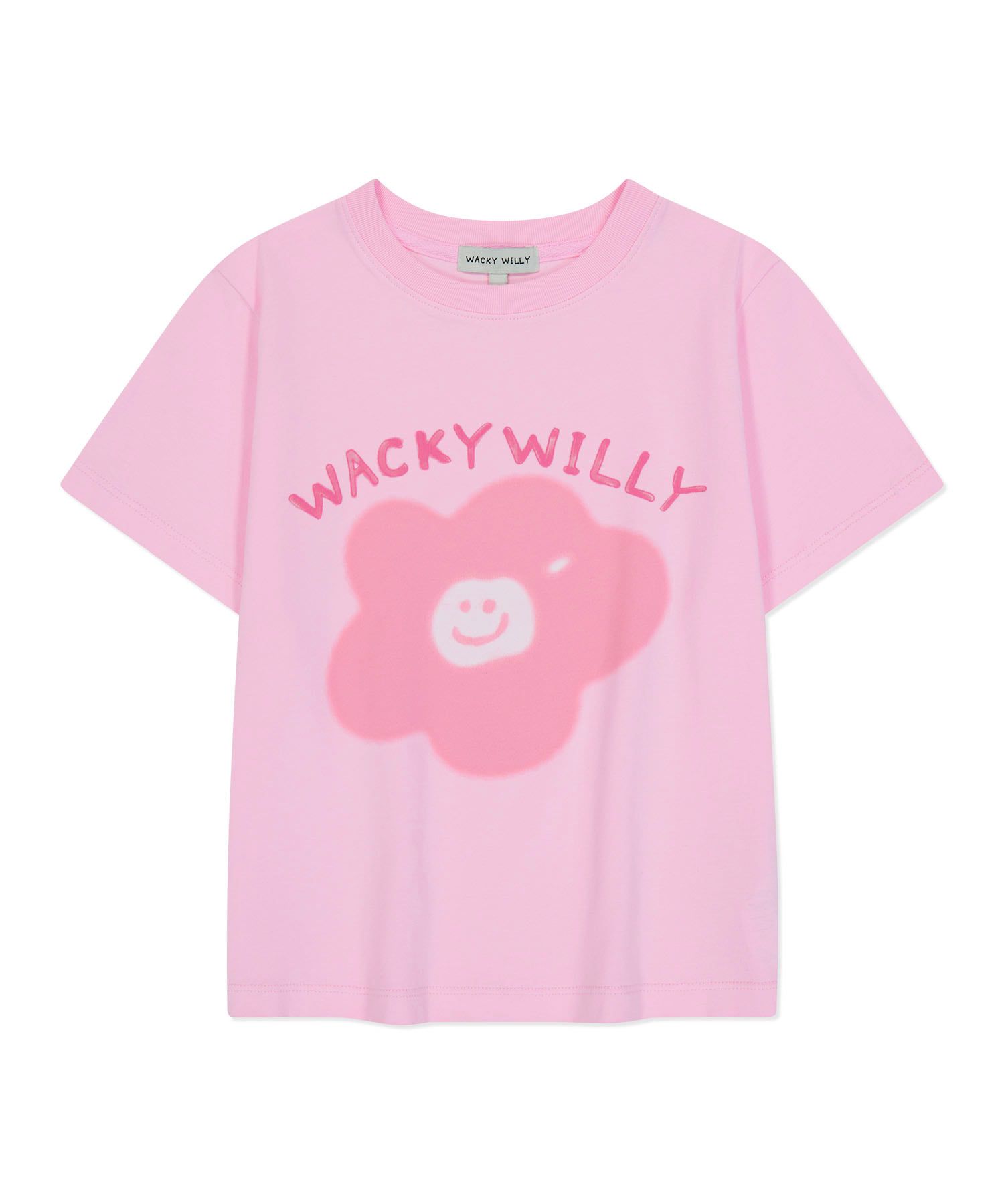 ★Wacky WiLLy★ Women's Lily Wappen Crop Short Sleeve T-Shir MUSINSA | WACKY WILLY Women's Lily Graphic Crop Short Sleeve