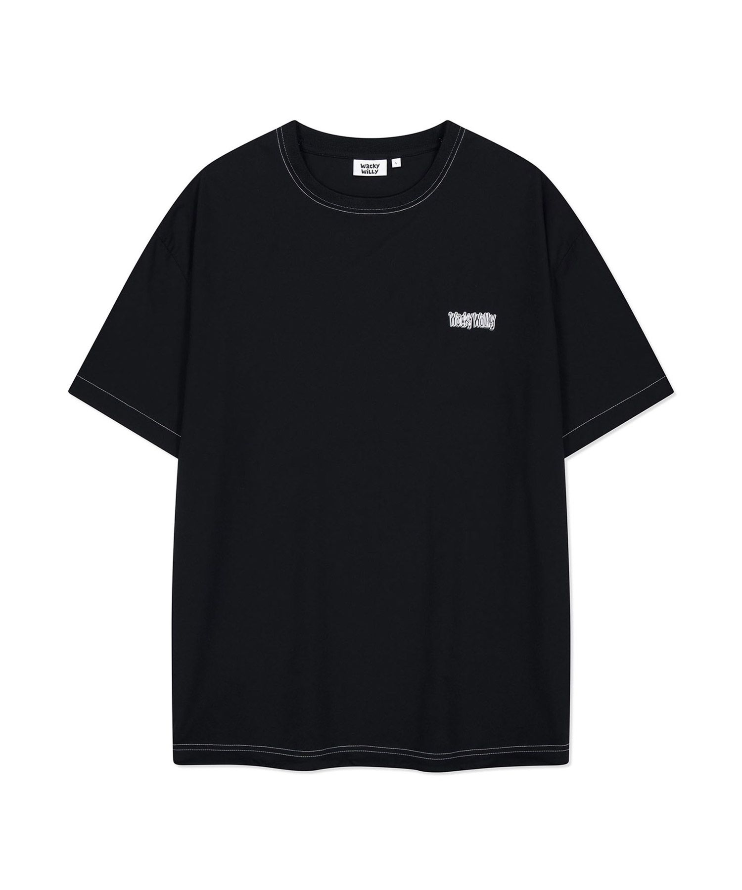 Tシャツ・カットソー WACKY WILLY Waki Typo Synthetic Fiber Short Sleeve T-Shirt MUSINSA | WACKY WILLY Waki Typo Synthetic Fiber Short Sleeve