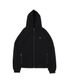 TCM starfish light hooded zip-up (black)