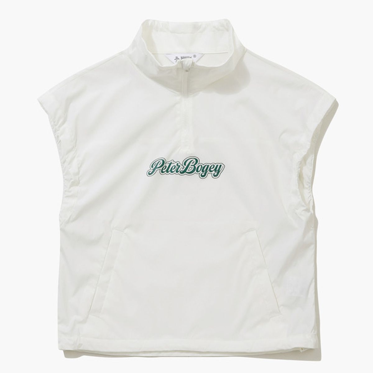 펭귄 바이 먼싱웨어(penguin by munsingwear) 여성 반집업 우븐 베스트 화이트(MQ222PWV41)