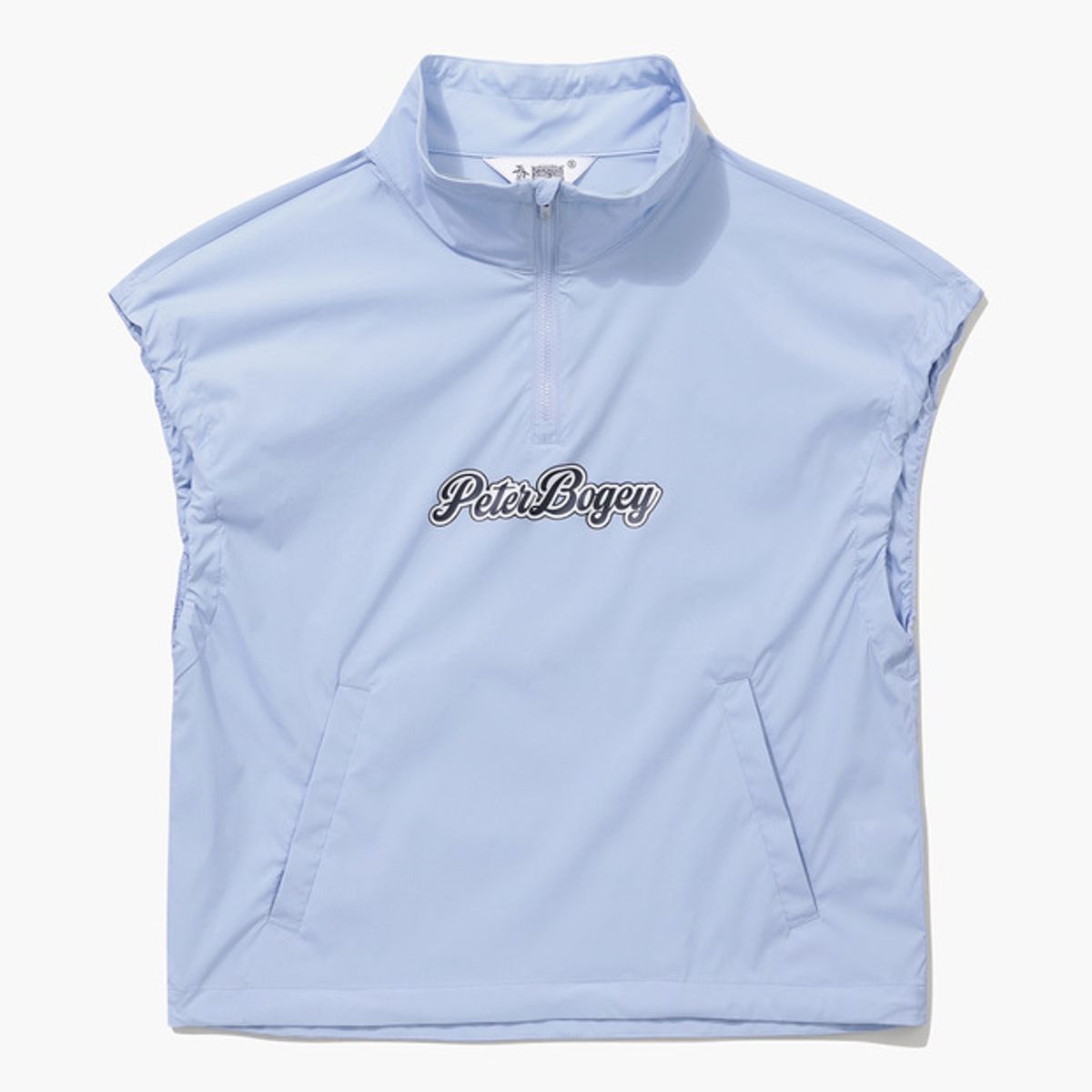 펭귄 바이 먼싱웨어(penguin by munsingwear) 여성 반집업 우븐 베스트 라이트블루(MQ222PWV41)