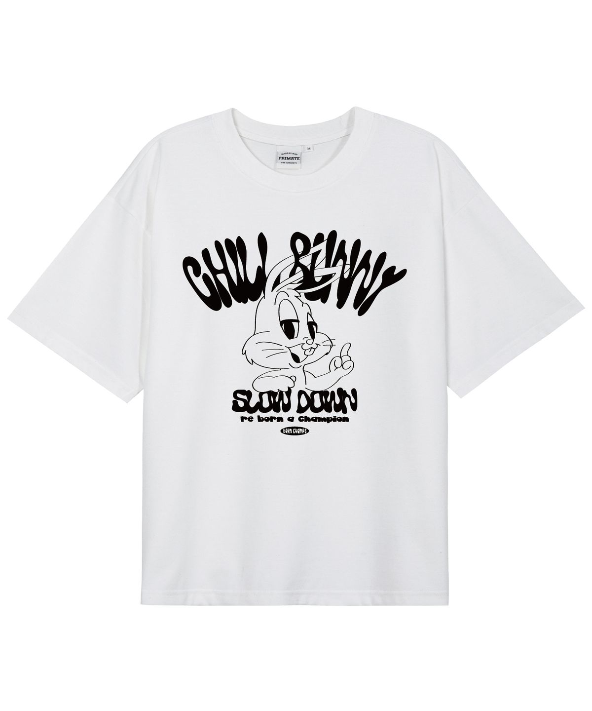 본챔스(BORN CHAMPS) [11 COLORS] CHILL BUNNY 오버핏 반팔티셔츠 B25ST32