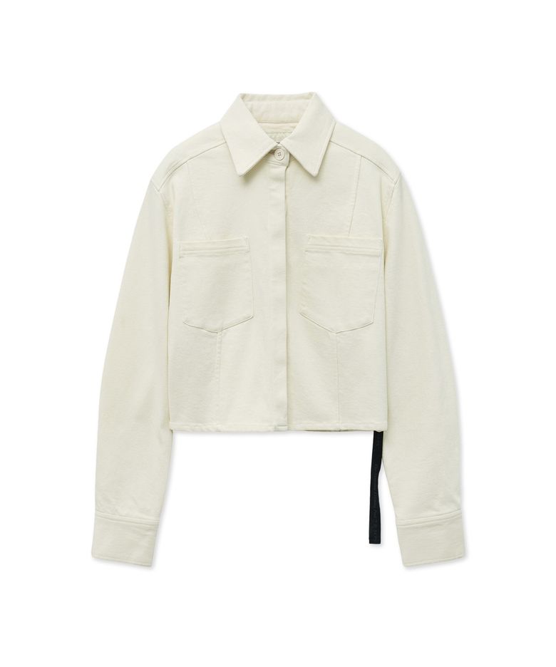 Cropped Jacket_Cream