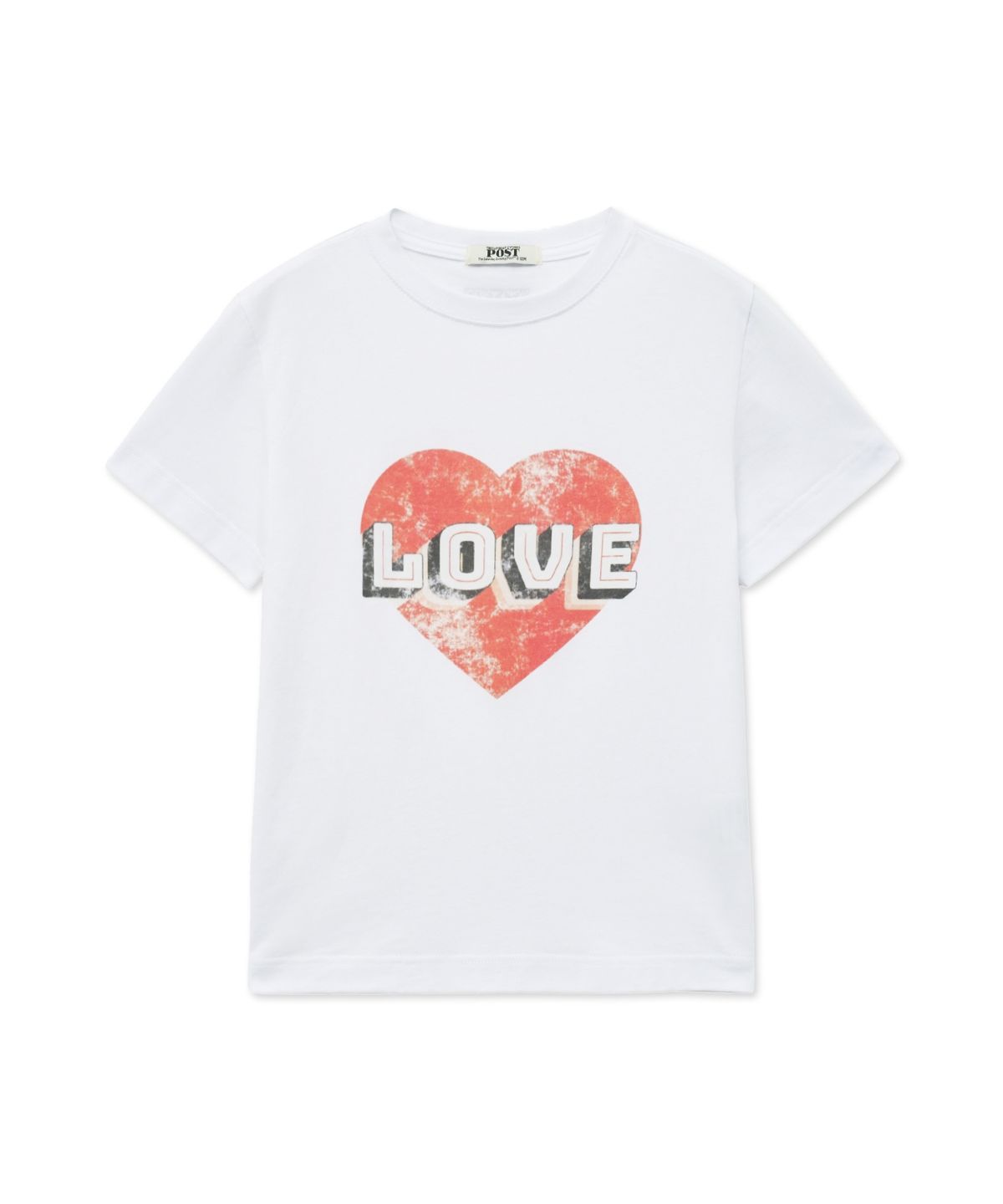 더 새터데이 이브닝 포스트(THE SATURDAY EVENING POST) Vintage Heart T-Shirt_White