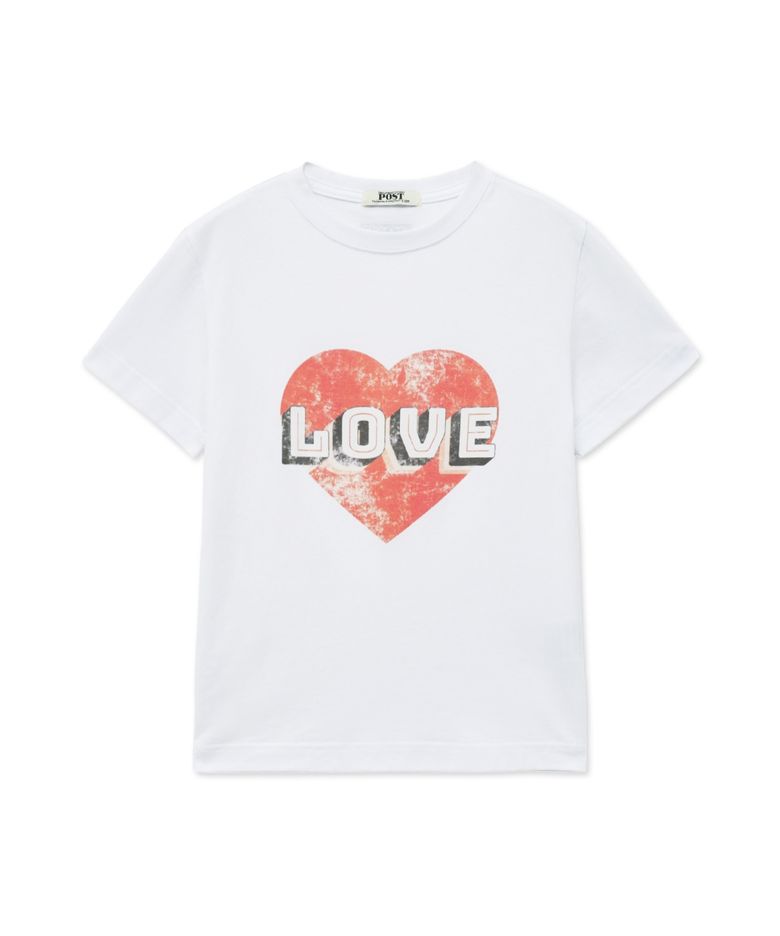 Vintage Heart T-Shirt_White
