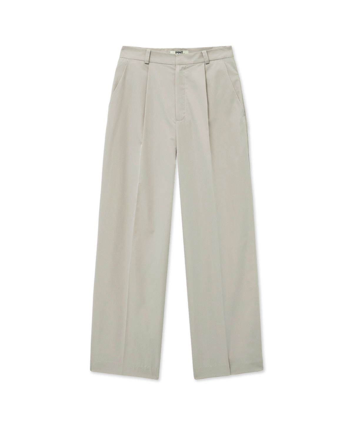 더 새터데이 이브닝 포스트(THE SATURDAY EVENING POST) Button Tab Trousers_Light Gray