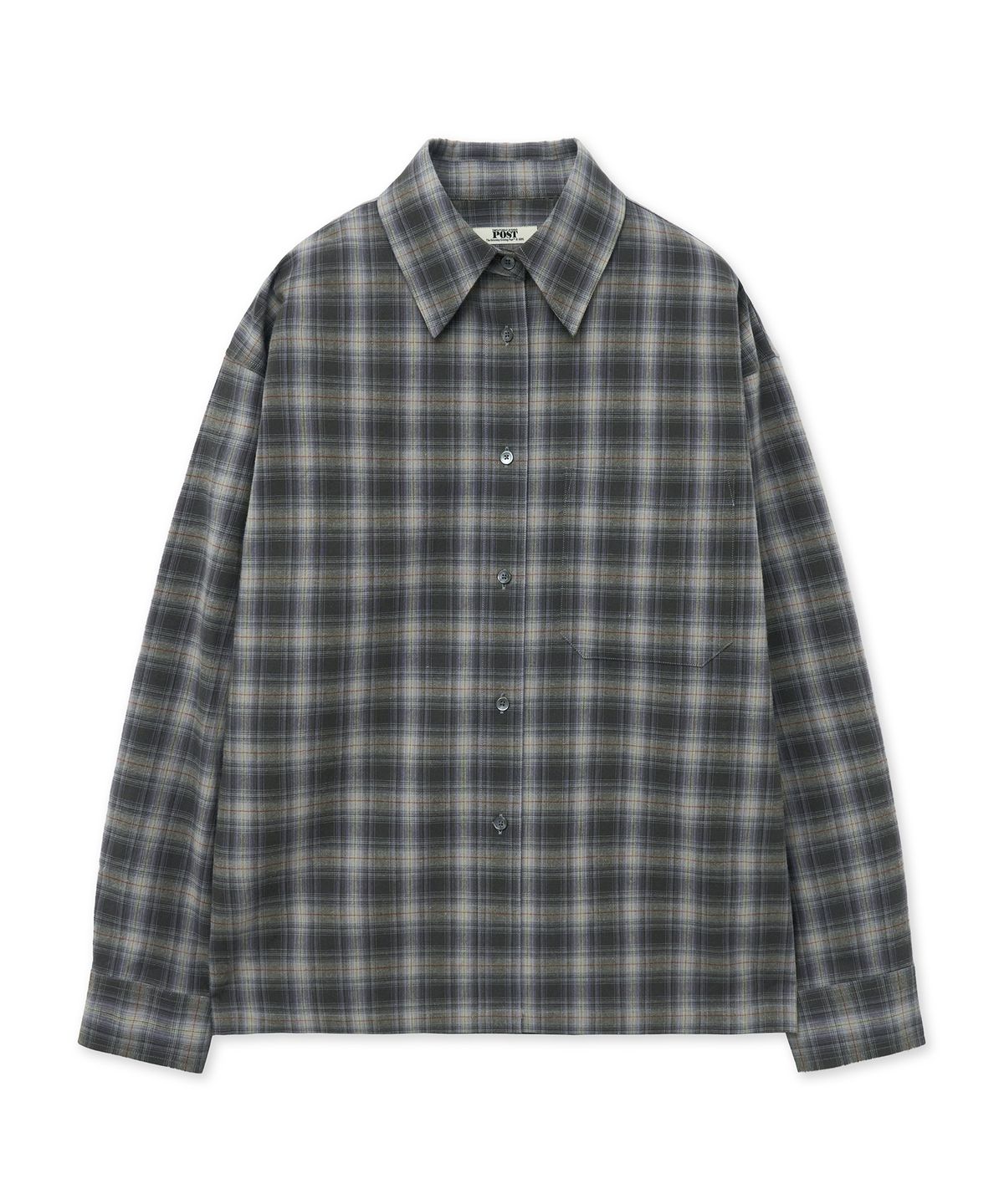 더 새터데이 이브닝 포스트(THE SATURDAY EVENING POST) Vintage Check Shirts_Gray