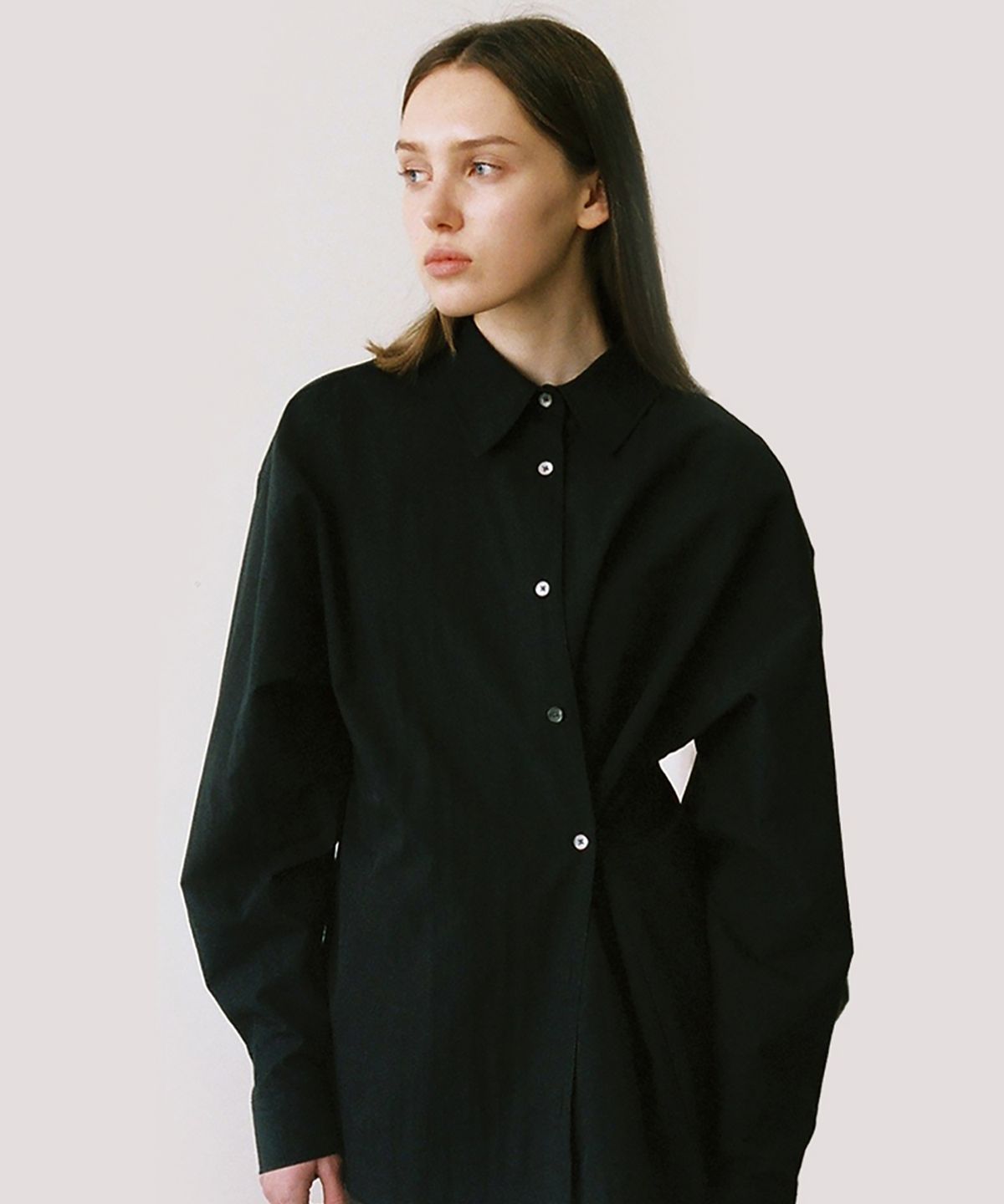 더 새터데이 이브닝 포스트(THE SATURDAY EVENING POST) Wrap Shirts_Black
