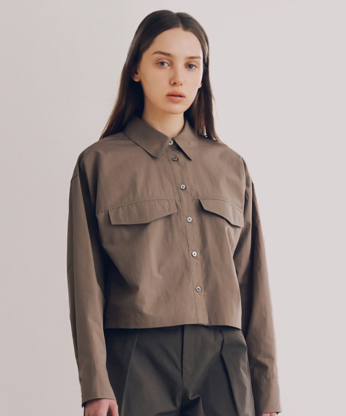 더 새터데이 이브닝 포스트(THE SATURDAY EVENING POST) Flat Pocket Shirts_Khaki