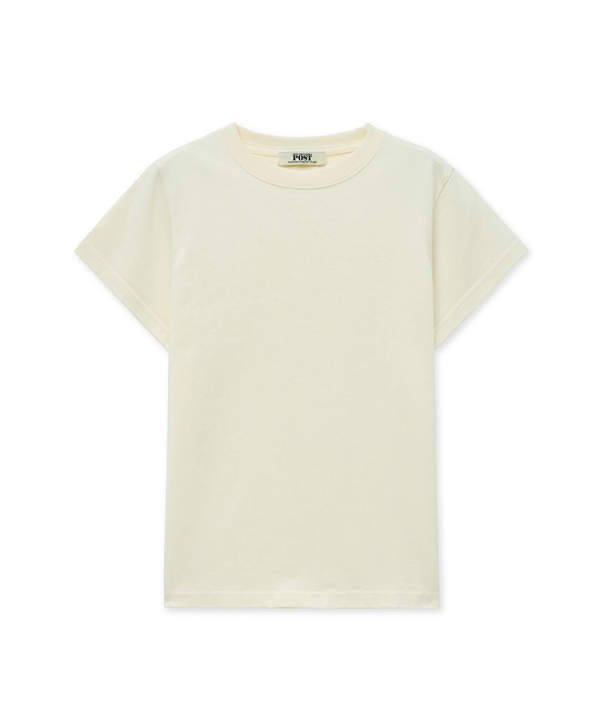 더 새터데이 이브닝 포스트(THE SATURDAY EVENING POST) Supima Cotton Slim Fit T-Shirt_Cream
