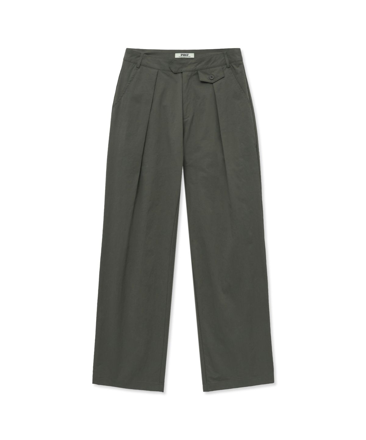 더 새터데이 이브닝 포스트(THE SATURDAY EVENING POST) One-Tuck Tailored Trousers_Khaki