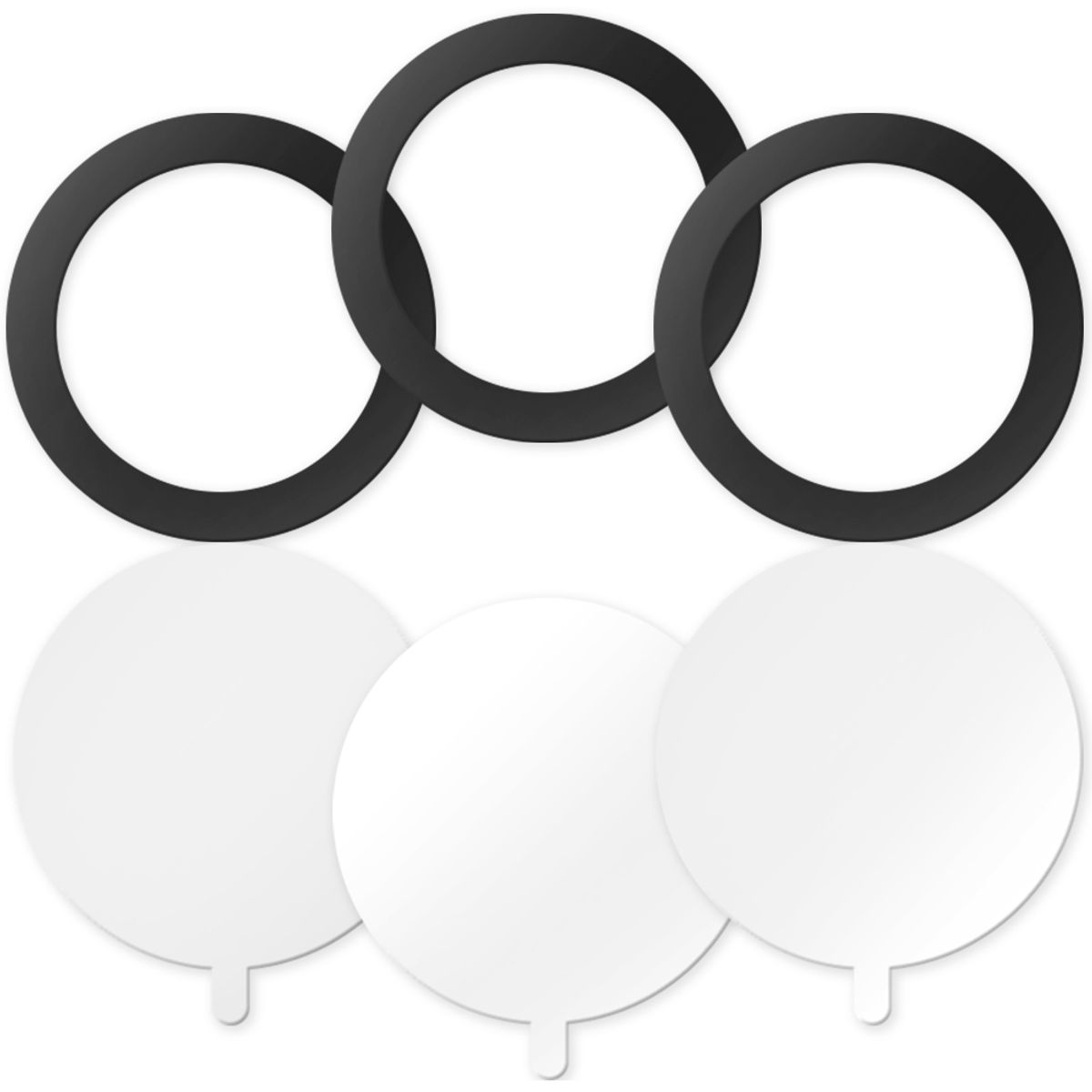 구스페리(GOOSPERY) 맥세이프링 맥세이프 자석 스티커 3 pack 플레이트 철판 아이폰 갤럭시 무선충전 M 스텐드