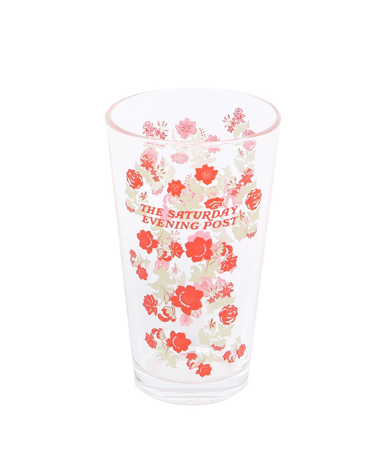 더 새터데이 이브닝 포스트(THE SATURDAY EVENING POST) Flower Glass_Red