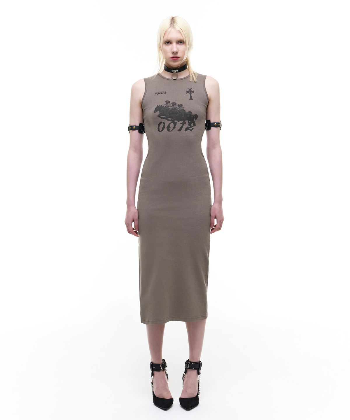 오퍼스 0012(OPUS 0012) Op. 07 G-0012 MAXI DRESS BEIGE