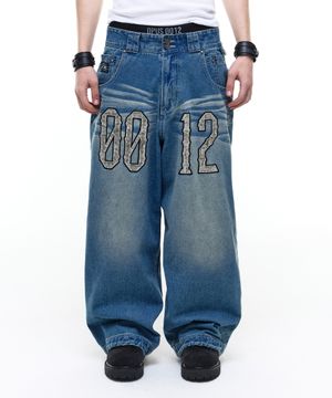 Op. 09 CROASS DENIM PANTS L/BLUE