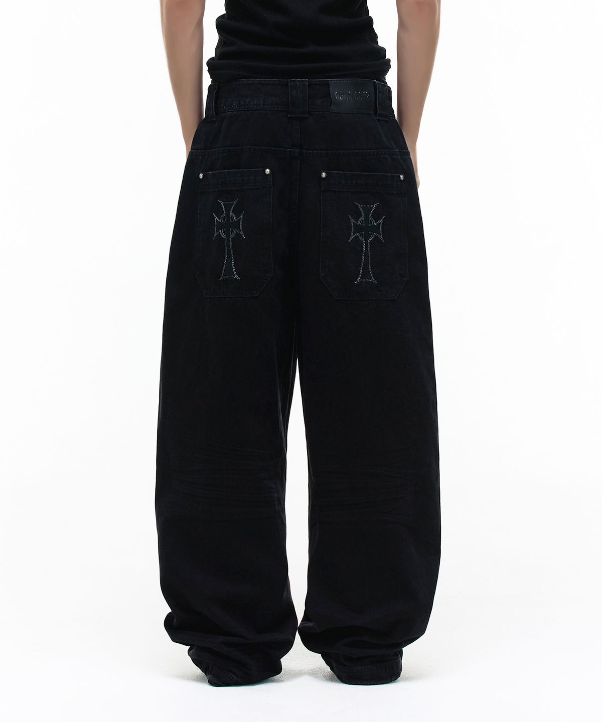오퍼스 0012(OPUS 0012) Op. 09 SIG LIQUID DENIM PANTS BLACK