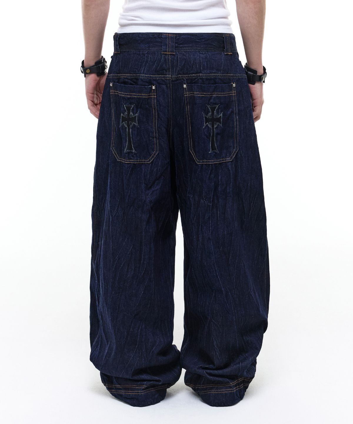 오퍼스 0012(OPUS 0012) Op. 09 HRC MELTED DENIM PANTS INDIGO