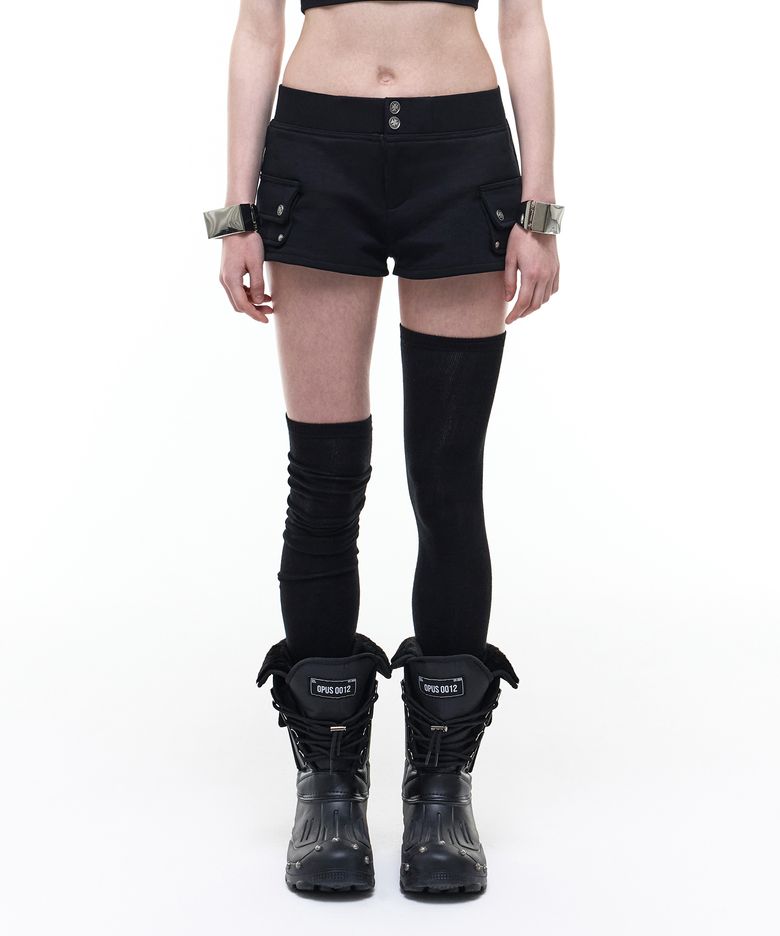 Op. 08 BOO MICRO CARGO PANTS BLACK