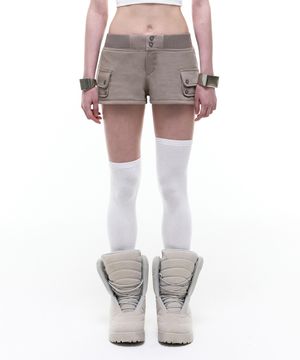 Op. 08 BOO MICRO CARGO PANTS BEIGE