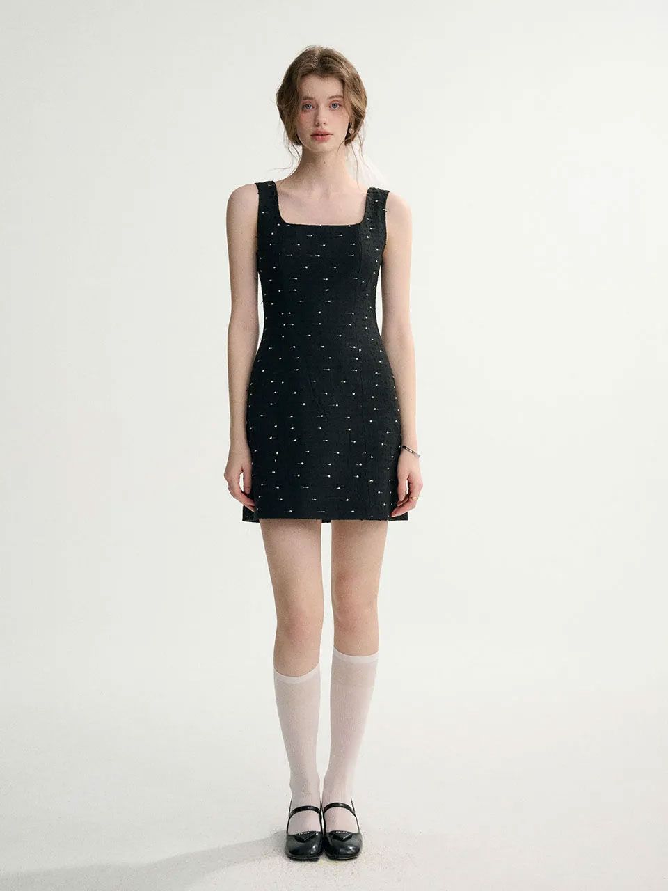 ◆Since Then◆ Adore Tweed Mini Dress Black ADORE TWEED MINI DRESS IN BLACK | NEONMELLO