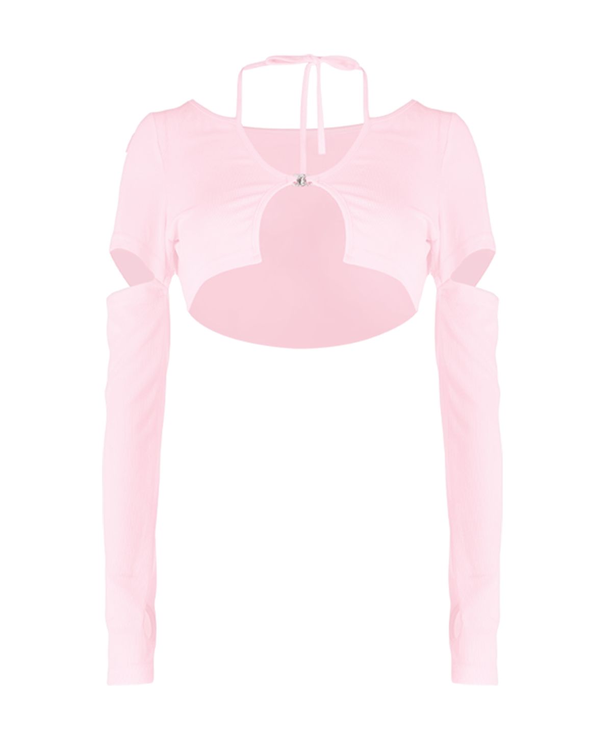 어세이(ASSAY) Bella String Crop Cardigan (Pink)