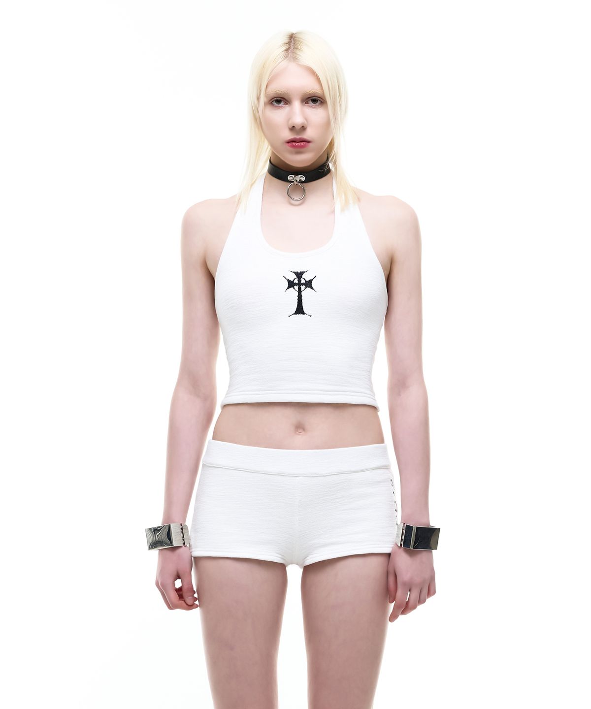 오퍼스 0012(OPUS 0012) Op. 14 PRAYER TOP & PANTS SET-UP WHITE