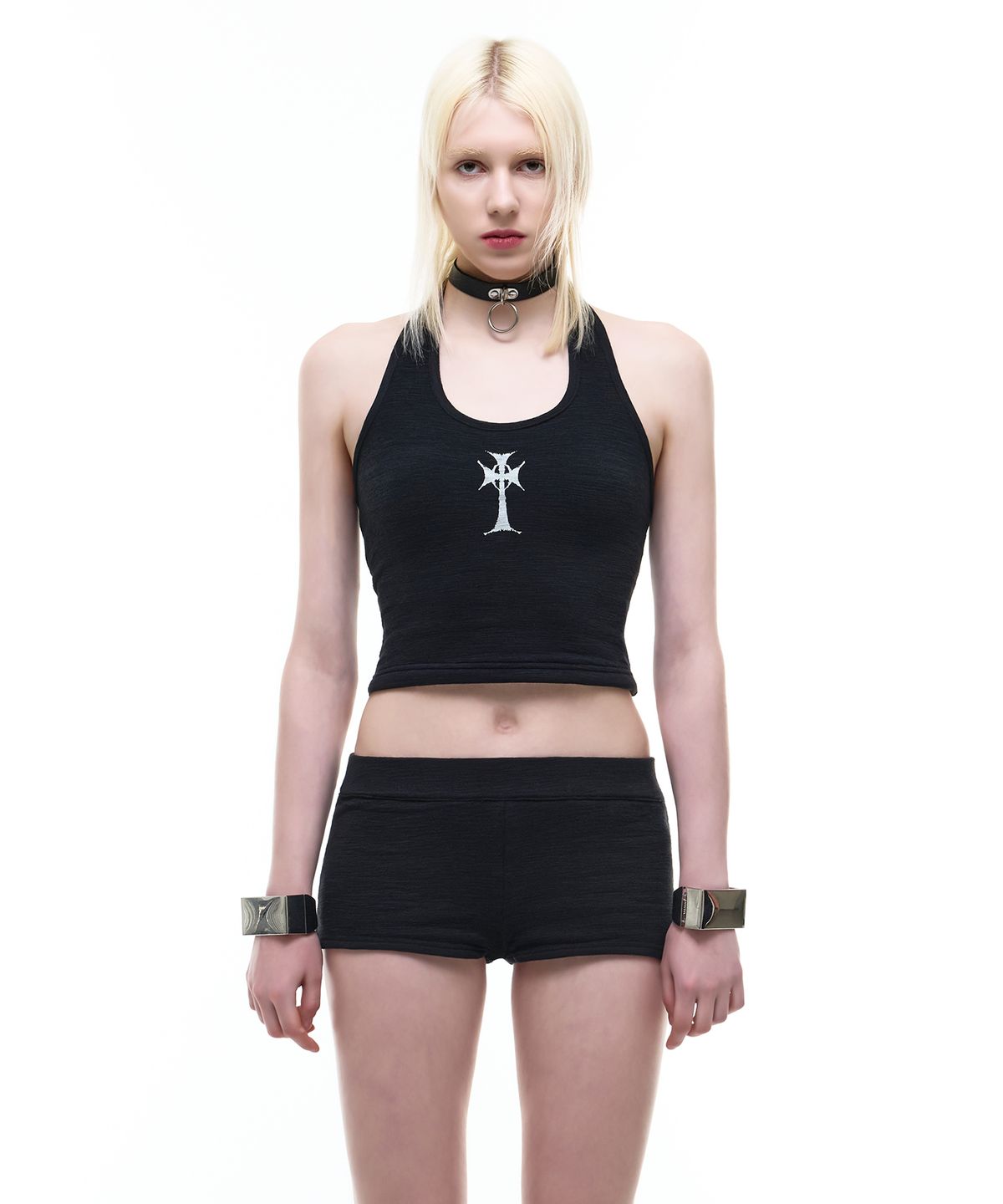 오퍼스 0012(OPUS 0012) Op. 14 PRAYER TOP & PANTS SET-UP BLACK