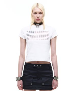 Op. 07 GLORY CROP T-SHIRTS WHITE