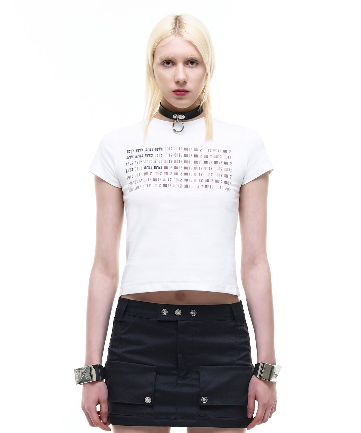 오퍼스 0012(OPUS 0012) Op. 07 GLORY CROP T-SHIRTS WHITE