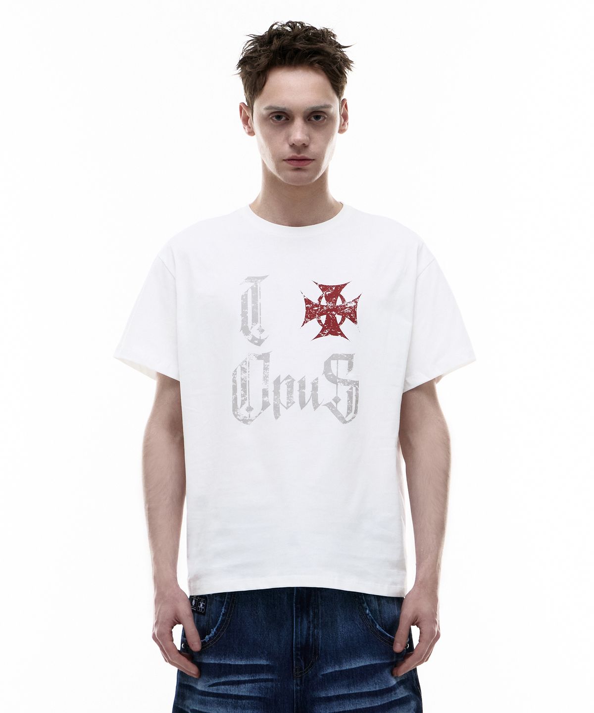 오퍼스 0012(OPUS 0012) Op. 07 IXO T-SHIRTS WHITE