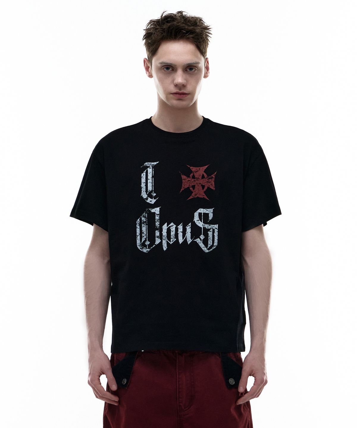 오퍼스 0012(OPUS 0012) Op. 07 IXO T-SHIRTS BLACK