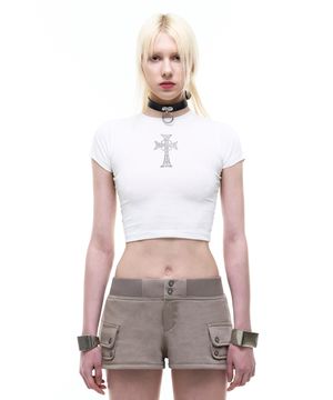 Op. 07 NFR CROP T-SHIRTS WHITE