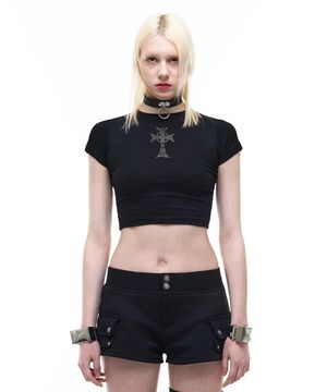 Op. 07 NFR CROP T-SHIRTS BLACK