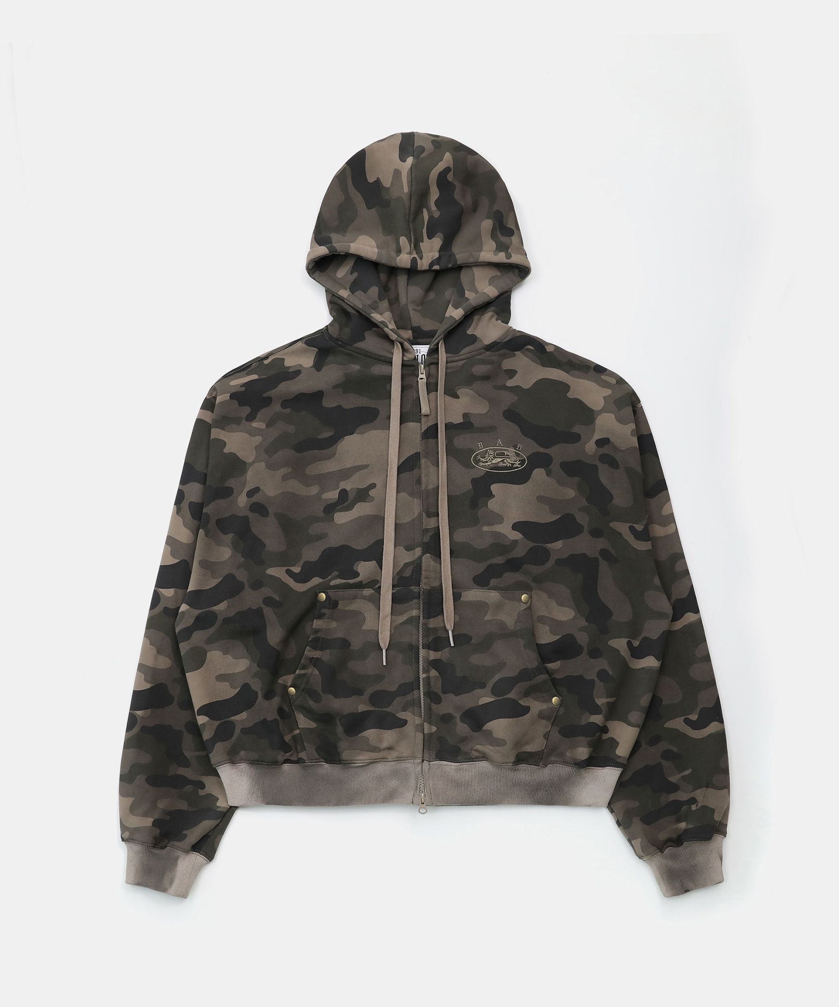 ★BADBLOOD ★CAMO HOOD ZIP UP MUSINSA | BADBLOOD Mystic Capsule Hood Zip-Up - Dark Camo