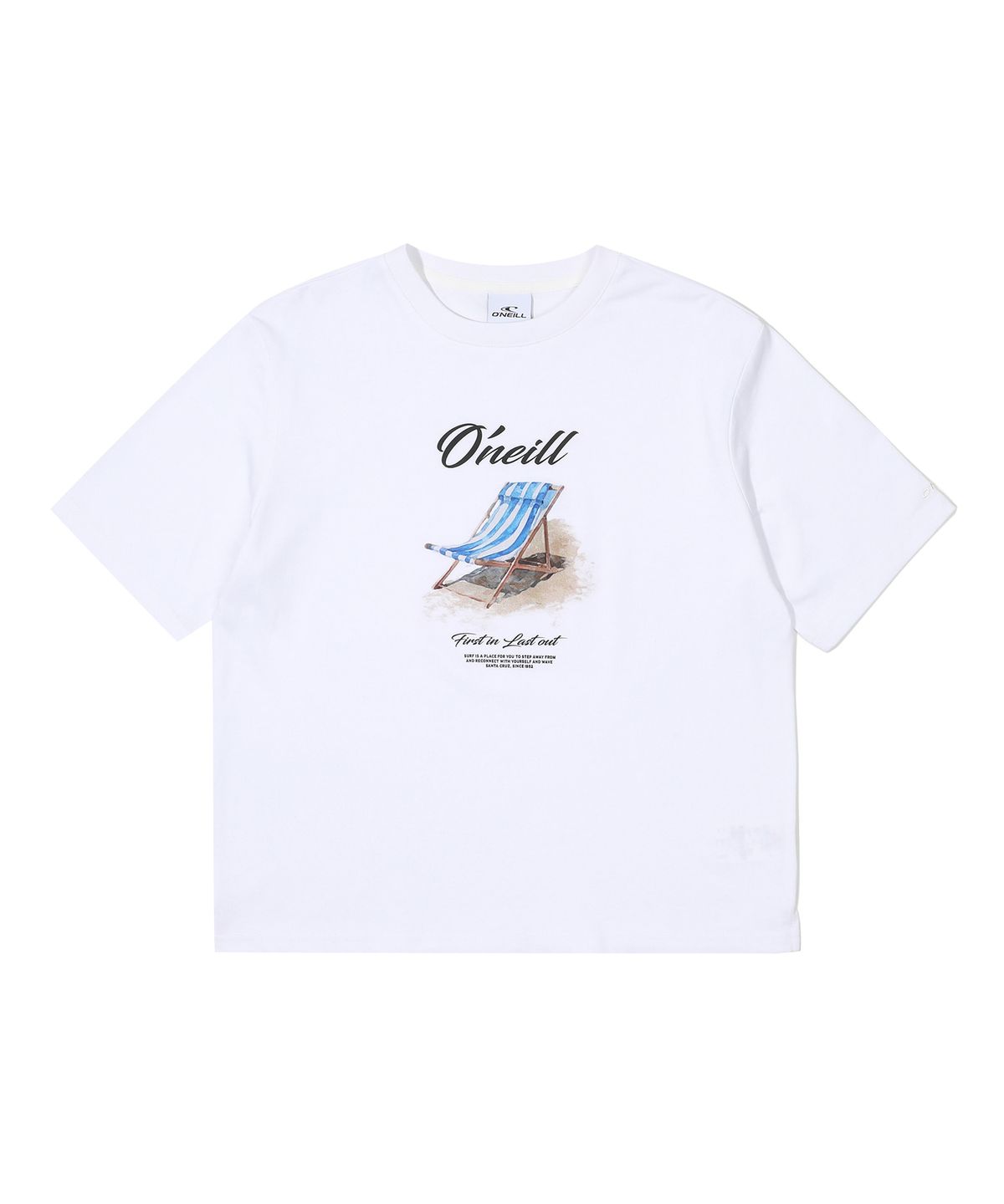 오닐(ONEILL) 여성 비치 체어 반팔 티셔츠 OWTRO6157-101