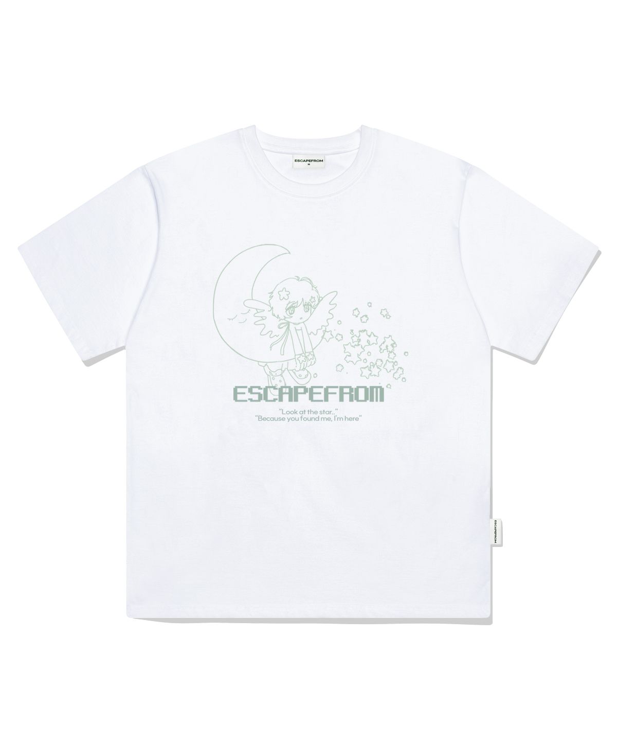 ESCAPEFROM☆STARFISH PRINT T-shirt MUSINSA | ESCAPEFROM Look at the Star Print Overfit Short