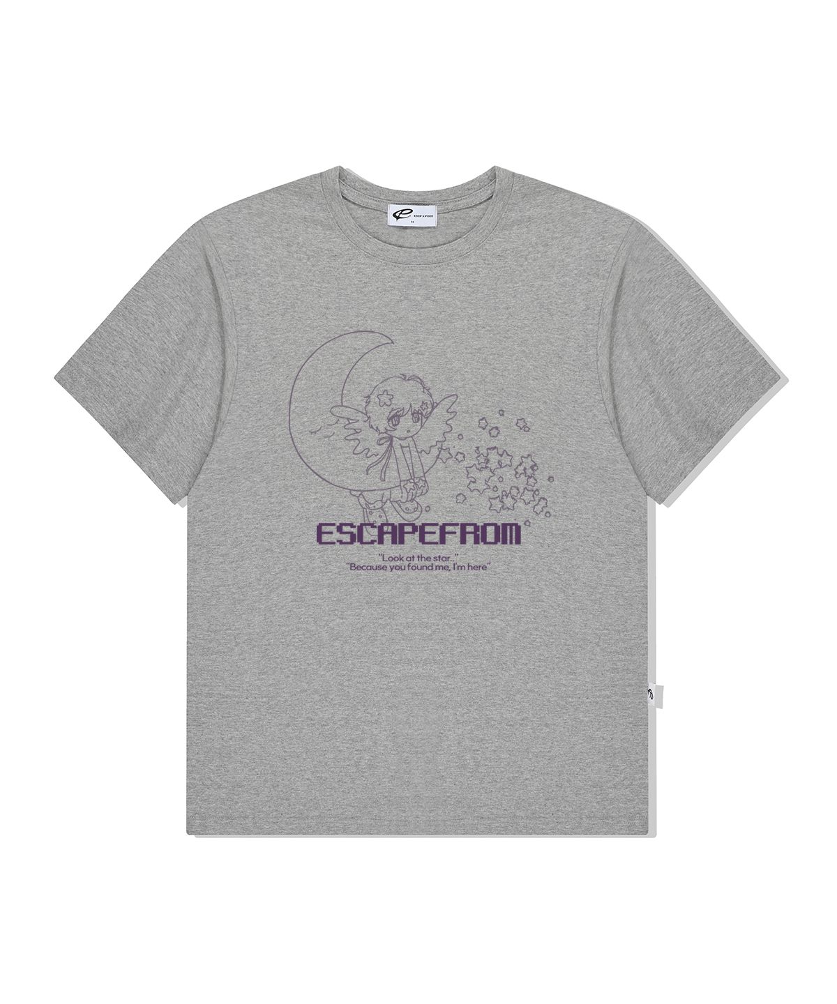 ESCAPEFROM☆STARFISH PRINT T-shirt Unisex Geometric Starfish Short-Sleeve T-Shirt | Graphics by