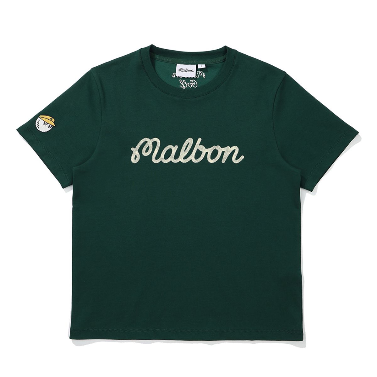 말본 골프(MALBON GOLF) 말본 그라데이션 유니 라운드 티셔츠 GREEN