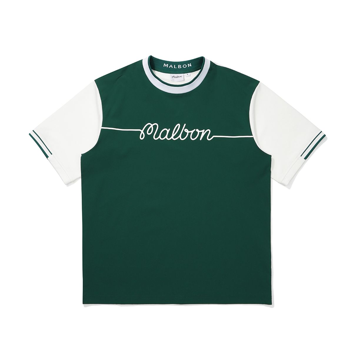 말본 골프(MALBON GOLF) 우븐 믹스 모크넥 GREEN (MAN)