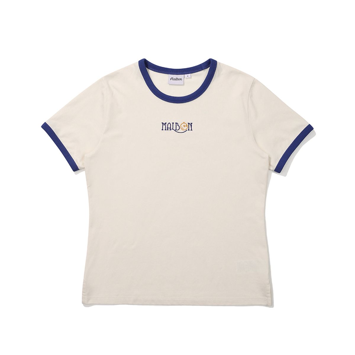 말본 골프(MALBON GOLF) 말본 그래픽 링거 티셔츠 CREAM (WOMAN)
