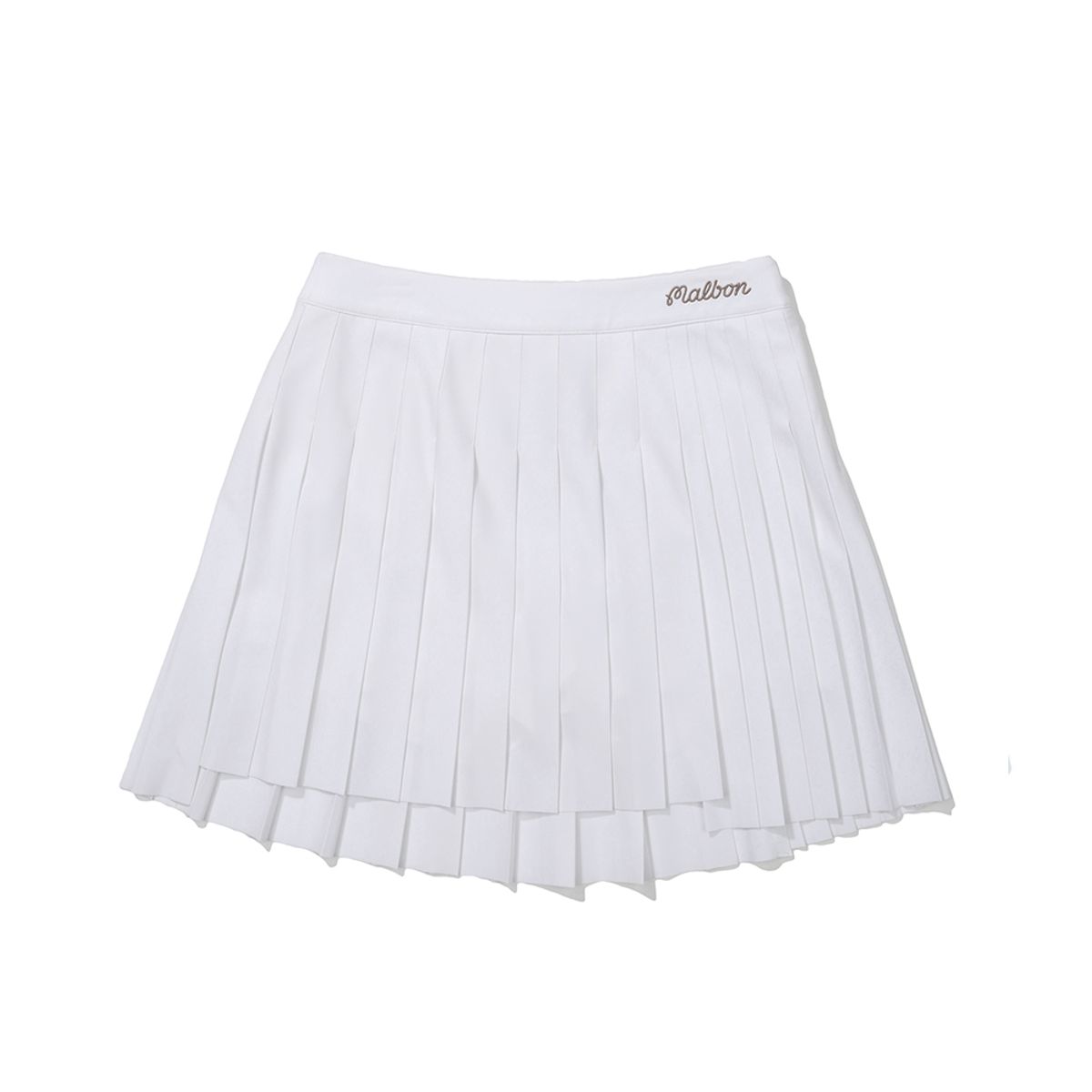 말본 골프(MALBON GOLF) 언발란스 플리츠 스커트 OFF WHITE (WOMAN)