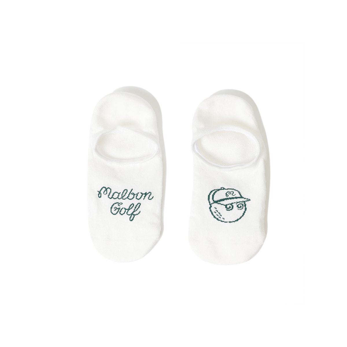 말본 골프(MALBON GOLF) 버킷 자카드 페이크 삭스 WHITE