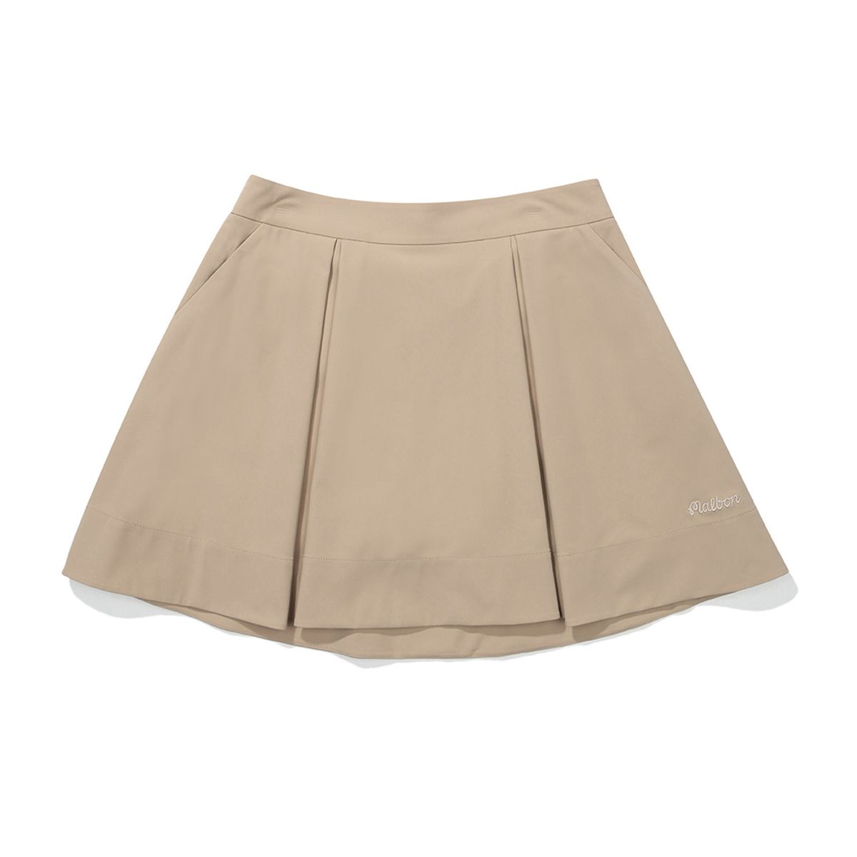 말본 골프(MALBON GOLF) A라인 플레어 스커트 BEIGE (WOMAN)