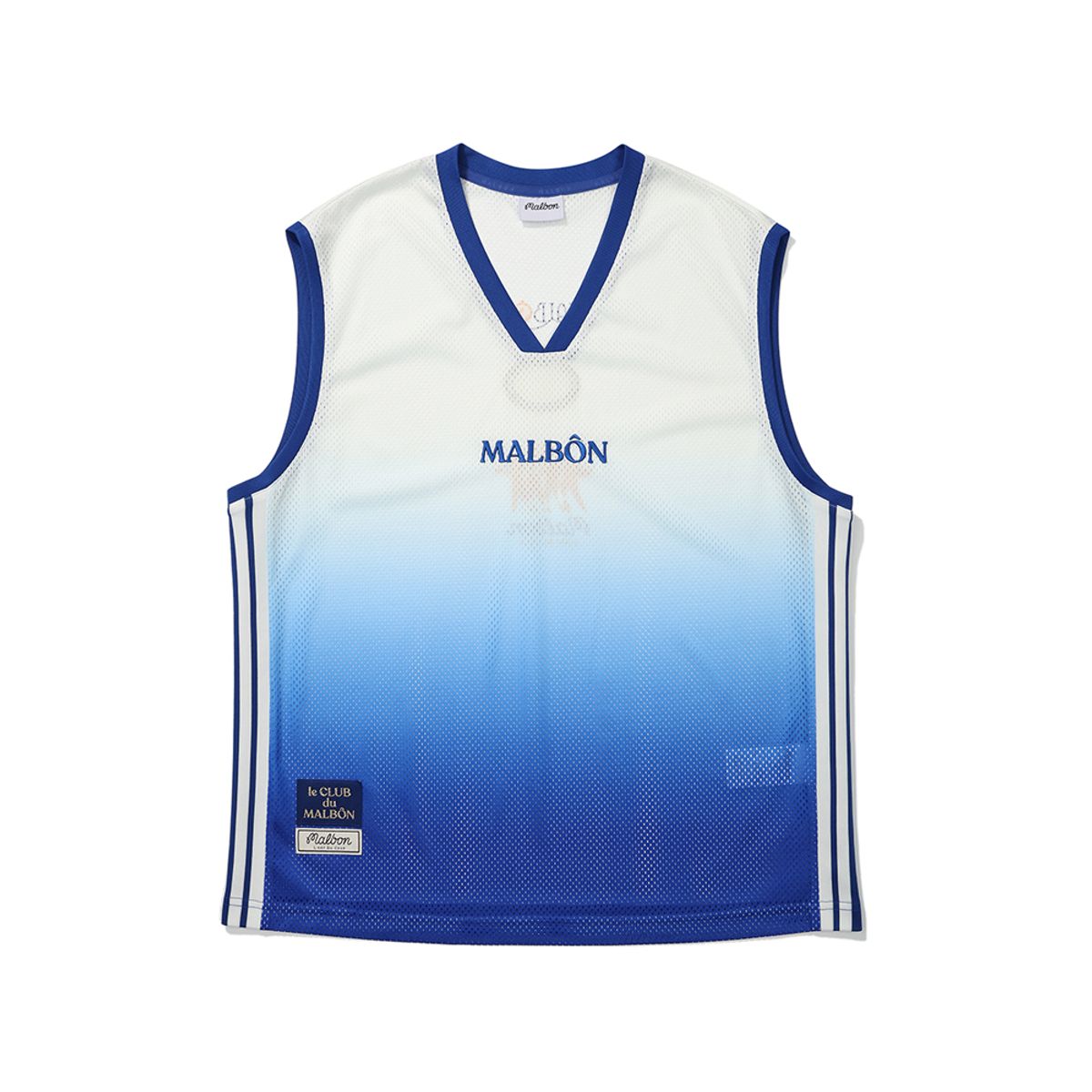 말본 골프(MALBON GOLF) 롱 기장 아트웍 포인트 슬리브리스 BLUE (WOMAN)